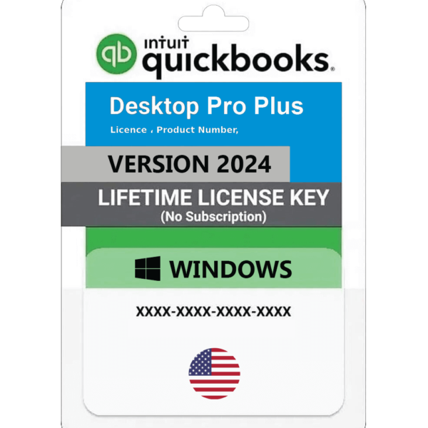 Quickbooks Desktop Pro Plus 2024 | Usa Version |